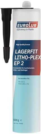 EUROLUB Lagerfit Litho-Plex EP 2 Schmierfett, 500 g