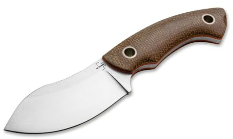Böker Plus 02BO018 Nessmi Pro Feststehendes Messer aus D2-Stahl und Verbundwerkstoff in der Farbe Braun - 16 cm