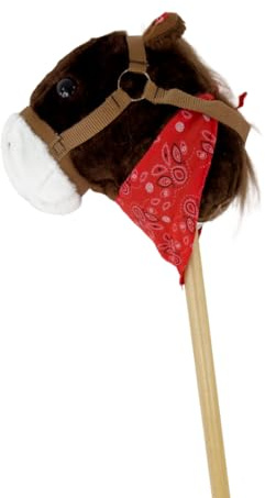 Tachan CPA Toy Group 727T00726 Tête de Cheval avec bâton, Sons pour Le Rendre Plus réaliste, Marron
