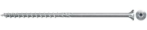 fischer PowerFast II CTP 8,0 x 400, kraftvolle Holzbauschraube mit Senkkopf, Innenstern-Aufnahme und Teilgewinde, für den konstruktiven Holzbau, 50 Stk.