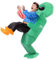 TO.BE.NO.1 Towards The First Alien Costume,Inflatable Alien Costume for Adult, Kidnapping Inflatable Costume, Halloween Christmas Funny Cosplay Costumes Party Festival Mask Prom Space Fancy Dress