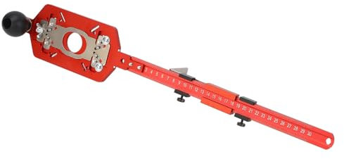 Fräszirkel Router Fräsen, 3 In 1 Multifunctional Aluminium Alloy schablone oberfräse, Router Fräsrillenhalterung
