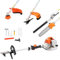 Decespugliatore a Scoppio Multifunzione 4 in 1 con Tagliaerba, Motosega Tagliasiepi, Potatore Tagliabordi con Motore da 52cc 2 Tempi, Ideale per Giardinaggio e Potatura GO LOGISTIC SRL