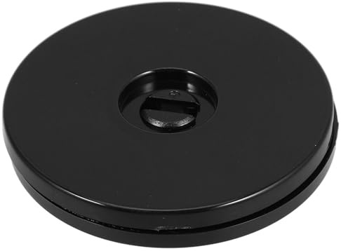 GOOHOCHY Base Giratoria Negra con Rodamiento para Mesa Comedor Soporte Rotatorio Elegante para Exhibición y Organización Restaurantes