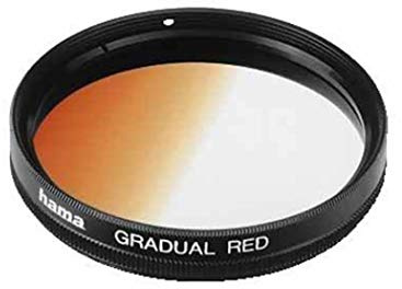 HAMA Filtro Graduato, Rosso, Diametro 58, Nero