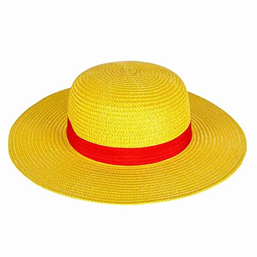 One Piece Cappello di paglia di Monkey D. Ruffy | Cappello cosplay in paglia