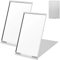 2 Miroir De Poche 8.5 * 5cm, Miroir Portable Main,Petit Miroir Maquillage,Miroir De Maquillage Pliable,Miroir Compact,Miroir de Voyage pour Fille Femme