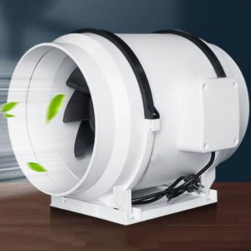 BETAM 250Mm Ventilador Extractor De Aire,1650 M³/H Extractor Cocina,Extractor Baño Silencioso,para Booster, Tienda De Crecimiento,Fácil De Instalar,Remote Control