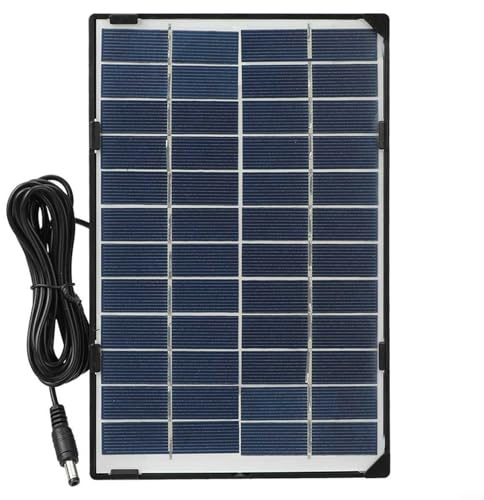EpheyFIF Solarpanel, 15 W, 12 V, polykristallines Ladegerät für Marine, Automobil, Wohnmobil, Motorrad und Boot