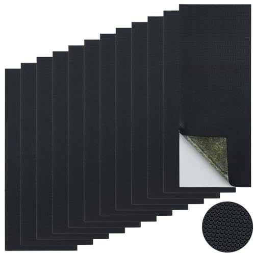 BENECREAT 12 unidades de cinta de agarre de goma recortable, 253 x 103 mm, cinta adhesiva antideslizante gruesa ajustable con mango para asas y superficies de contacto