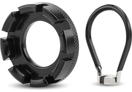 Sanrolax Speichenschlüssel Fahrrad Nippelspanner 6 Größen Speichenspanner 10-15 Gauge Fahrradrad Schraubenschlüssel zum Zentrieren Reparieren