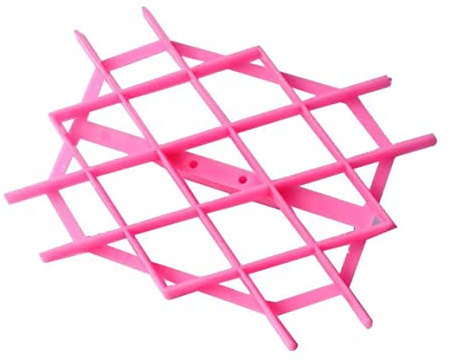 BEAHING Molde de Pastel en Relieve de plástico Molde de Fondant Forma de rombo para Galletas Cortador de Pastel de Galleta, Molde de Estampado de Pastel