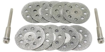 Cutting Discs,12Pcs/Set Metal Cut Off Circular Saw Blade, 22mm HSS Cutting Disc, Cutting Blade Wheel for Rotary Abrasive Tools