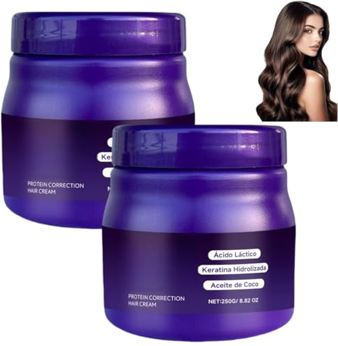 Keratin-Haarglättungscreme, Haarglättungscreme, natürlich seidig, Schluss mit Frizz, lang anhaltendes Styling