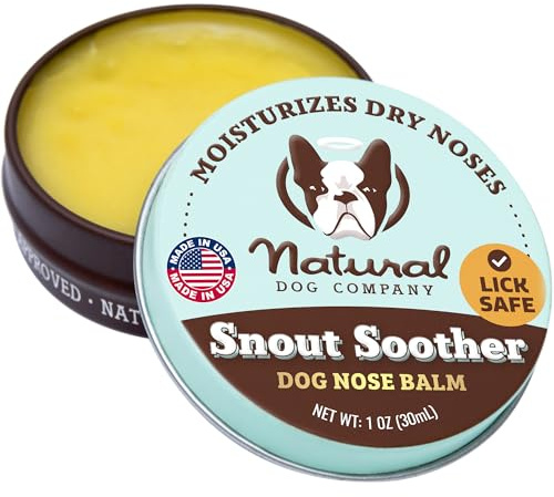 Natural Dog Company Snout Soother Dog Nose Balm – 1 oz Tin