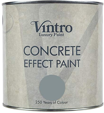 Vintro Paint | Concrete Effect Paint | Blue-Grey | 2.5L (Slate)