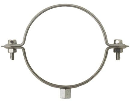 25 Dachrinnenschellen – M7 x 150 mm – Durchmesser Rohr 100 mm