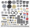 Technic Pièces pour Lego, DIY Technic Véhicule Pièces Boîte de Vitesses Pièces d'engrenage, Rechange et pièces d'axe de Roue dentée Technic, 116 Pièces