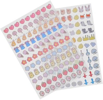 Vaguelly 2blätter Heat Shrinkable Sheets Für Ohrstecker Farbige Muster Schrumpffolie Für Kreative Bastelprojekte Hochwertige Schrumpfmaterialien Sicher Und Benutzerfreundlich