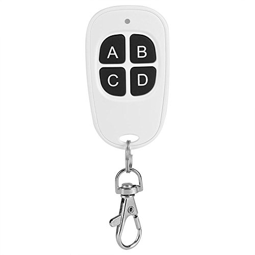Mando a Distancia Universal para Garaje EV327 433 MHz 1~4 Canales transmisor de Control Remoto inalámbrico hasta 100m RF Controlador fácil para Puerta de Garaje. (4 Botones)
