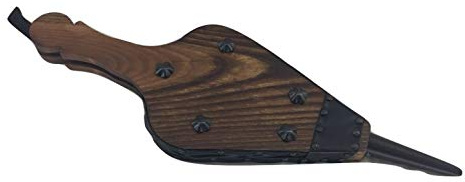 Soffietto mantice attrezzi accessori legno camino fuoco brace barbecue 49x16 cm