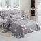 WEAVERS: 3 PCS Reversible Patchwork Quilted Bedspread, Floral Print Lightweight Comforter Coverlet, Soft Microfiber. Includes 2 Pillow Shams Fits Double & King Size Bed 220cm x 240cm. MILAN-117WV