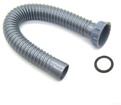 Sentez la différence avec notre tuyau de vidange flexible et extensible pour évier de cuisine, ajustement parfait (connecteur unique de 48 mm)
