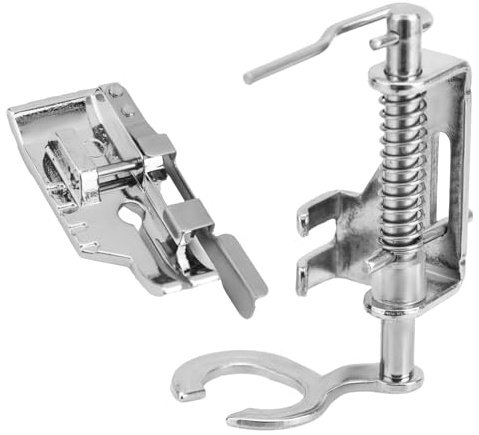 2 Piedini in Metallo con Punta Aperta per Cucitura a Mano Libera e Rammendo, Compatibili con Brother, Singer, Babylock, Janome & Altre Macchine da Cucire Accessori per Cucito
