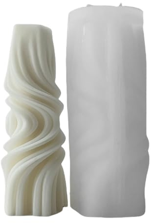 Moule cylindrique réutilisable en silicone pour décoration d'intérieur, aromathérapie, bijoux, fabrication de cadeaux créatifs