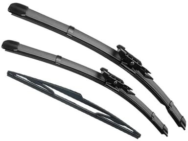 Front Rear Wiper Blades Set For Vauxhall/For Opel For Zafira B 2005 2006 2007 2008 2009 2010 2011 Windshield Windscreen Window 28+22+14 IENQBVL(Right hand drive)