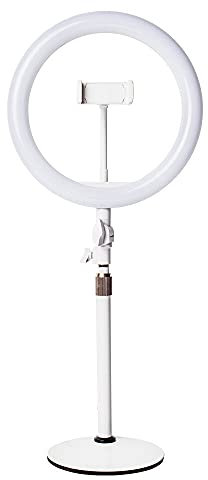 LITTIL Superstar - 10-inch Ring Light for Desk or Table | 3 Light Modes | Flexible Stand | Fits All iPhone Models | Streaming, Zoom Calls, YouTube Makeup Tutorials, Stories, TikTok, Selfies