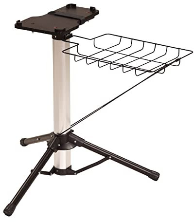 Speedypress Bügelpressenständer für die Mega Silber Dampfbügelpresse 64cm, Silberfarben/Schwarz