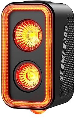 Magicshine SEEMEE 300 Bike Taillight,300 Lumen Bike Tail Light,5 Night & Daytime Modes,Smart Brake Sensor IPX6 Waterproof USB-C Rechargeable Rear Bike Light for Night Riding