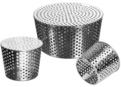 Filtres De Gouttière, Filtres De Gouttière en Acier Inoxydable, Φ50-200mm Grille Protection Gouttière, Empêcher Le Feuillage pour Maison/Avant-Toit/fossé/égout/Balcon Terrasse/toiture(100mm/3.9in)