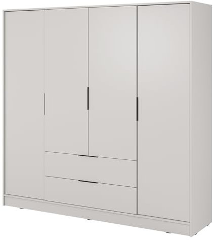 Lomadox Schlafzimmer Schrank Drehtürenschrank Kleiderschrank 206 cm in Kaschmir