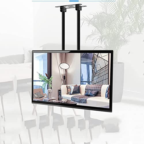 Telescoping TV Mount, TV Ceiling Mount Adjustable Bracket, Fits 60-100 Inch LCD LED 4K TVs, Flat Screen Display, Adjustable Height Telescoping Tilt and Swivel, Up to 150L