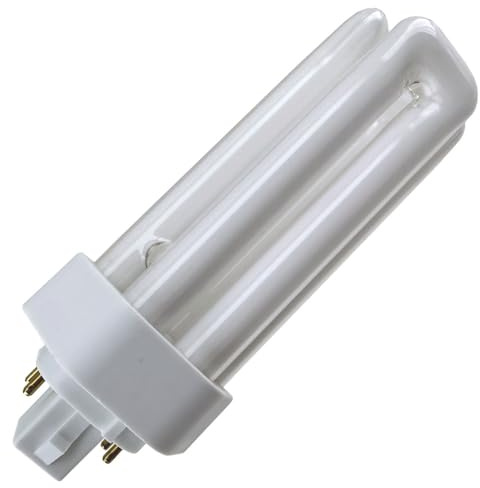 Industrial Performance 26W, Triple Tube-GX24Q-3, 4 Pin Base -Warm White-CFL Light Bulb- Replaces Sylvania 20879 CF26DT/E/IN/827,Philips 458240 PL-T 26W/827/4P/ALTO,GE 97614 F26TBX/827/A/ECO (2 Pack)