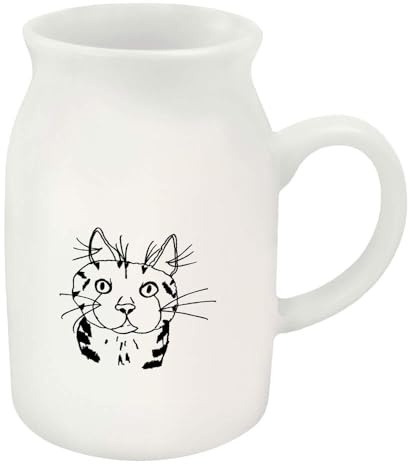 Azeeda 300ml 'Tabby Cat' Ceramic Milk Jug (MJ00020186)