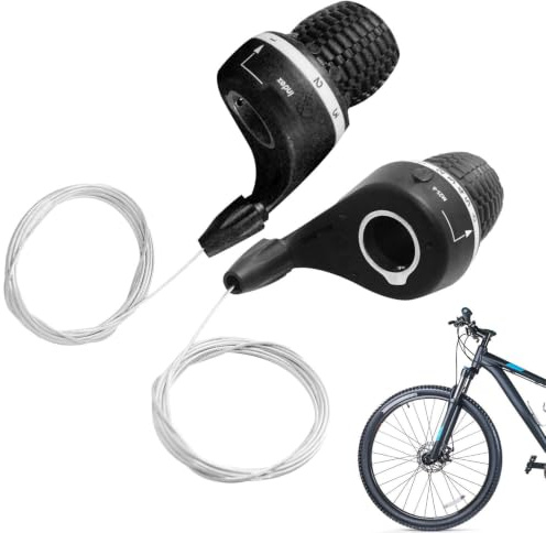 Gear Shifter | Non-Slip Bike Handle Bar Twist Grip Gear | Speed Lever | Brake Replacement Lever Shift Components for Atv Mountain Road Biking Cycling Shifter Non-Slip Bike Handle Bar Twist Grip