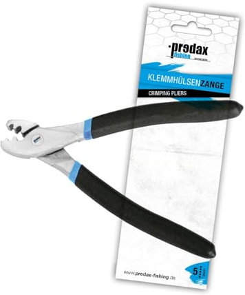 Predax Klemmhülsenzange, Predax Fishing Zange für Klemmhülsen, Quetschhülsenzange, Angelzange für Quetschhülsen, Anglerzange
