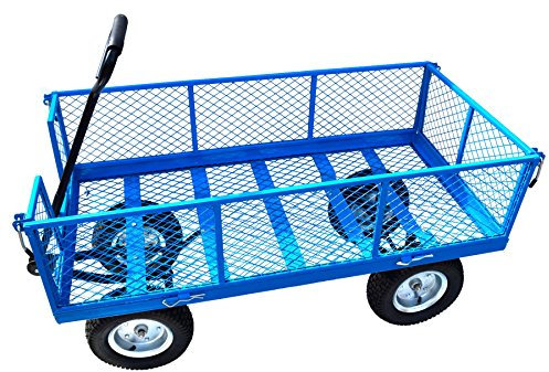 Jardín Grande de Metal Carro Saco Utilidad camión Pesado Carro Carretilla