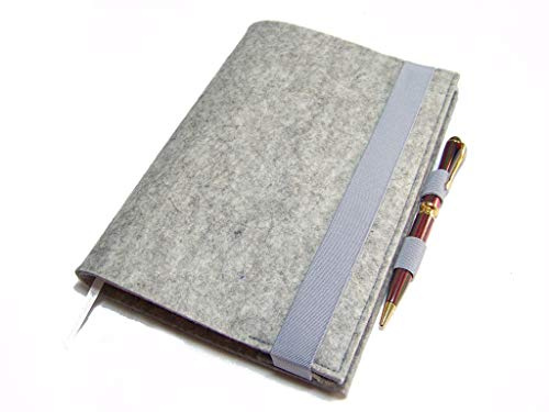 Kalenderhülle Hülle Einband Wollfilz Filz mit Stifthalter für Din A5 Buchkalender, Notizbuch oder Maßanfertigung