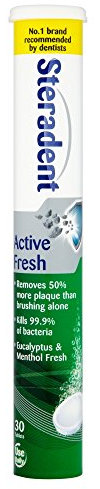 Steradent Active Fresh, 30 tabletas