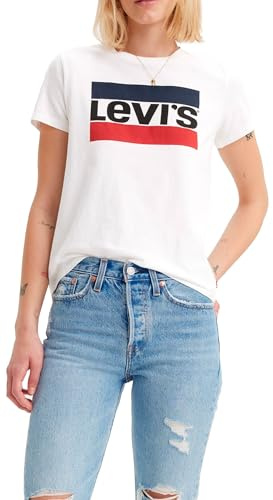 Levi's Damen The Perfect Tee T-Shirt, Large Batwing