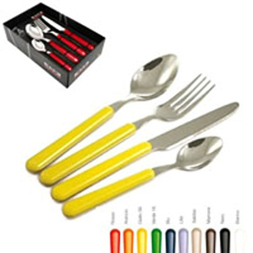 Servizio Set di Posate 24 pezzi in Acciaio Inox Eme Brio Nero 1