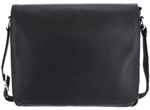 Leonhard Heyden Leder Laptoptasche mit Laptopfach Berlin Umhängetasche 7369 Schwarz