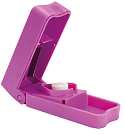 Tablettenteiler COLOR, violett | Sundo Homecare Tabletten & Pillen-Teiler für kleine & große Medikamente | Der farbige (colour) Standard-Tablettenschneider