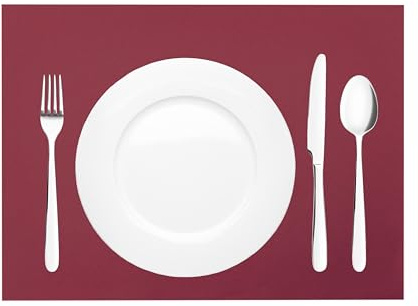 Sovie HORECA Tischset in Bordeaux aus Linclass Airlaid, 40 x 30 cm, 100 Stück, hochwertige Einweg Platzdeckchen für Gastro, Restaurant, Catering und Hotel