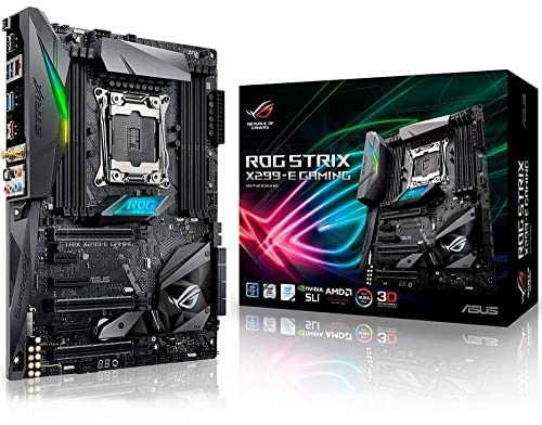 ASUS ROG Strix X299-E Gaming LGA2066 Carte mère Wi-FI ATX DDR4 M.2 USB 3.1 Gen2 802.11 AC