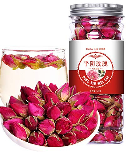 Chinois Herbal Tea Fruit Fruit Tea Rose Tea De Soie D'or Chrysanthème Embouteillé Nouveau Thé Parfumé Soins De La Santé Fleurs Thé Thé Vert Alimentaire Vert (50g Pingyin Rose)